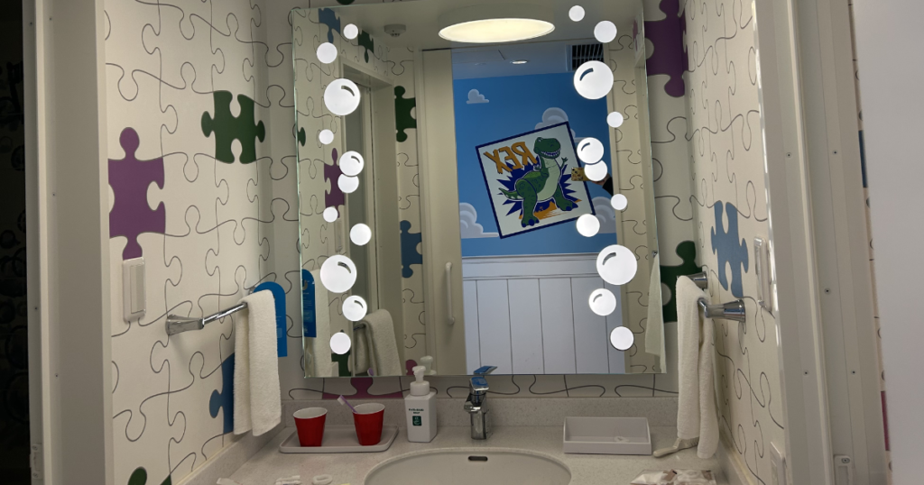 トイストーリーホテル 洗面台