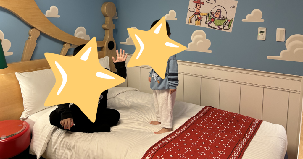 トイストーリーホテル 客室 ベッド